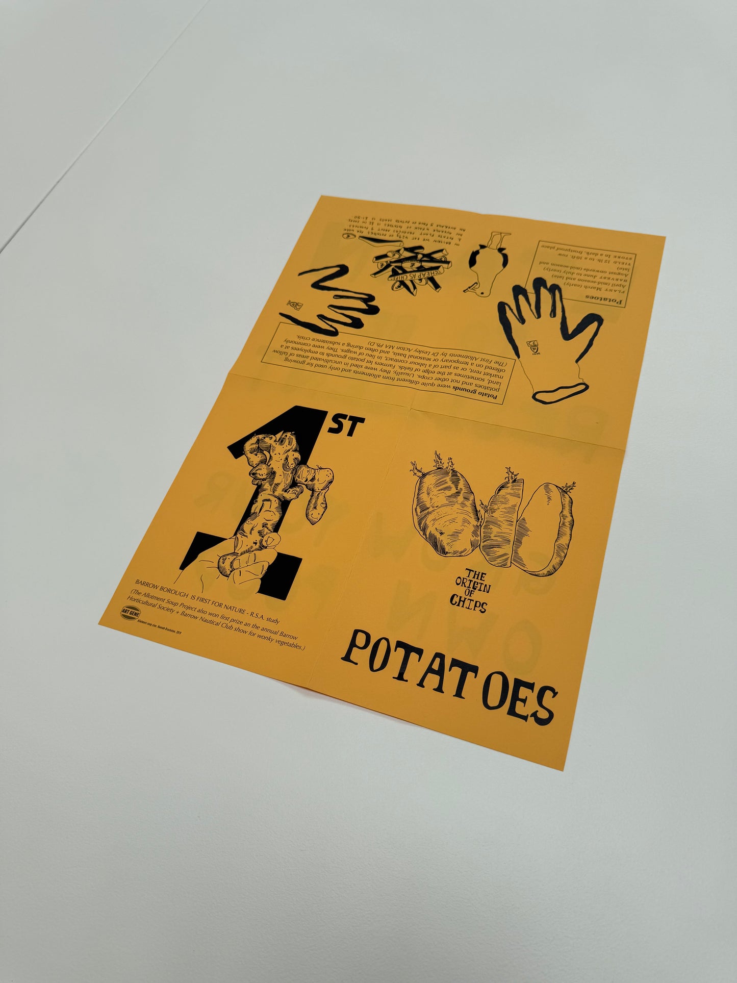 The Allotment Soup Zine, 2019 an original artwork by Hannah Brackston