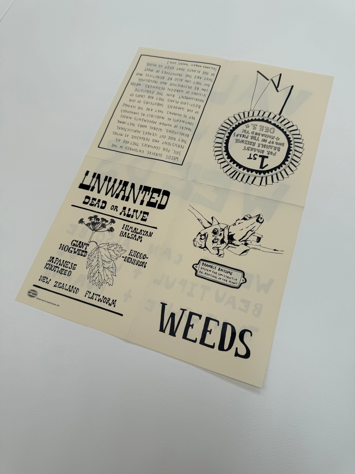 The Allotment Soup Zine, 2019 an original artwork by Hannah Brackston