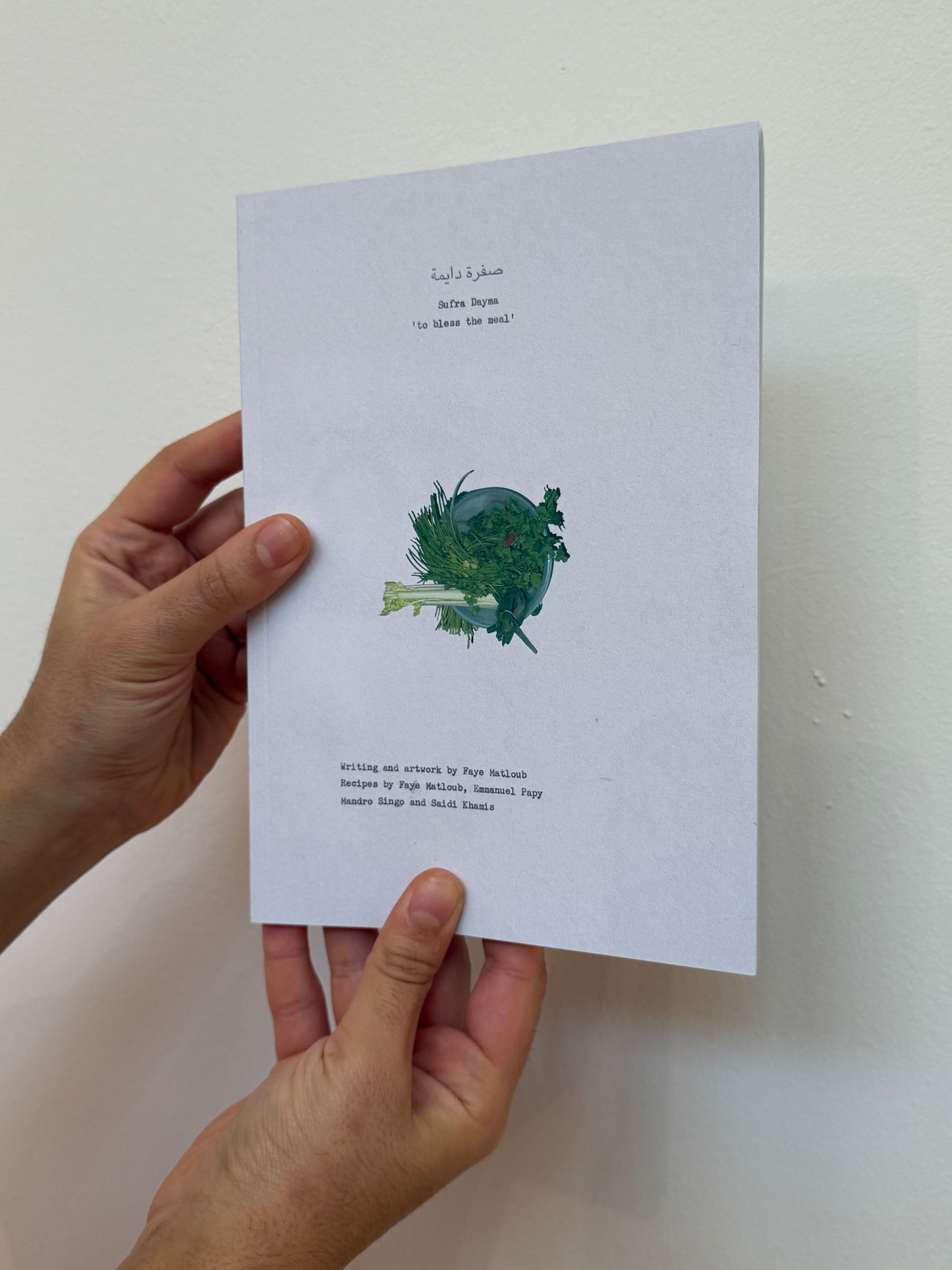 Sufra Dayma/'to bless the meal' artist recipe book by Faye Matloub