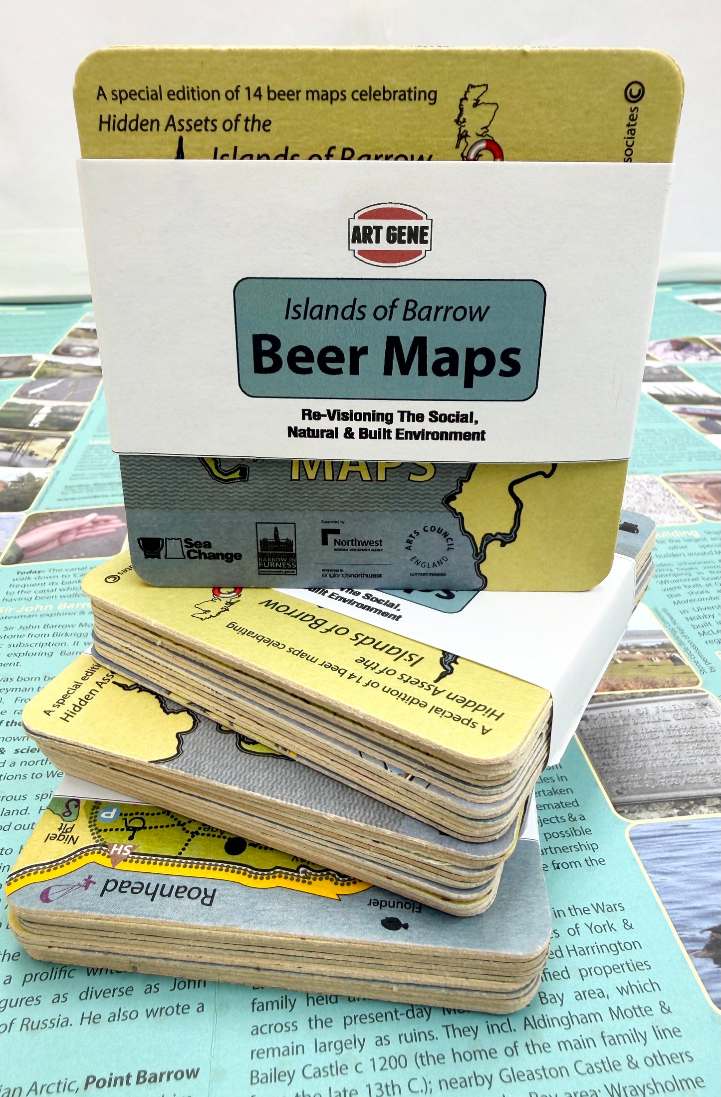Islands of Barrow Beer Maps - set of beer mats