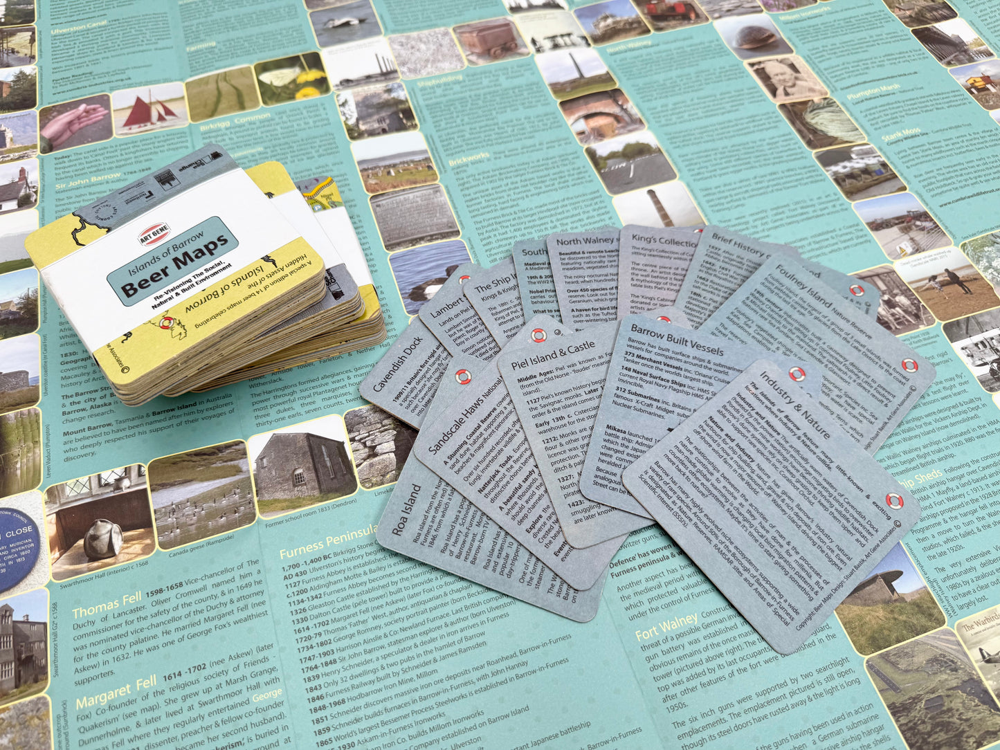 Islands of Barrow Beer Maps - set of beer mats