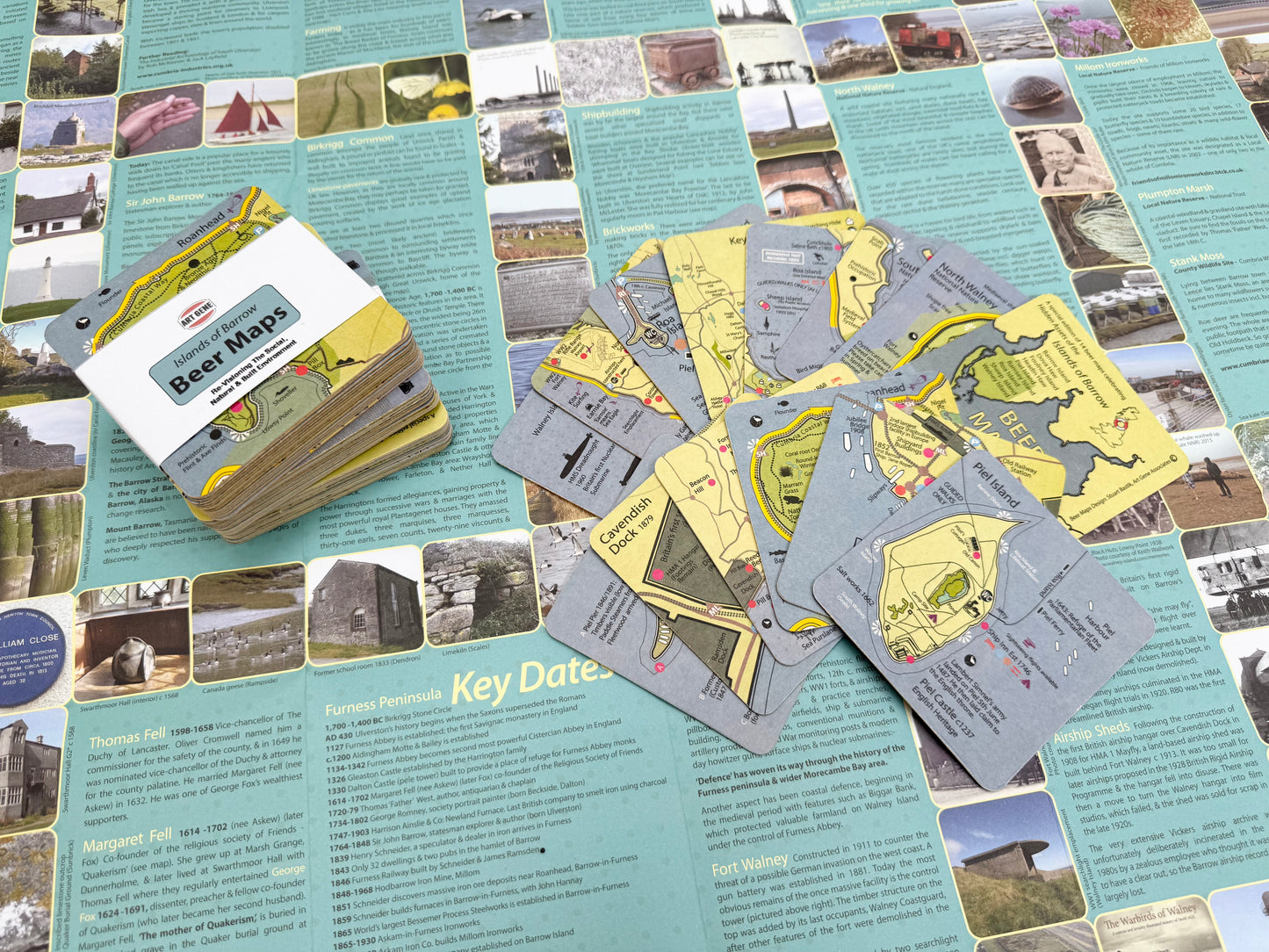 Islands of Barrow Beer Maps - set of beer mats