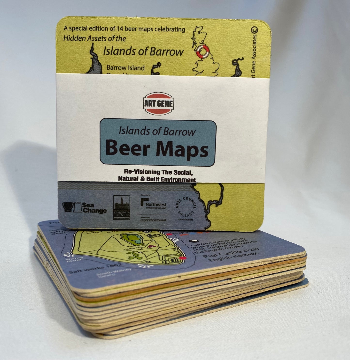 Islands of Barrow Beer Maps - set of beer mats